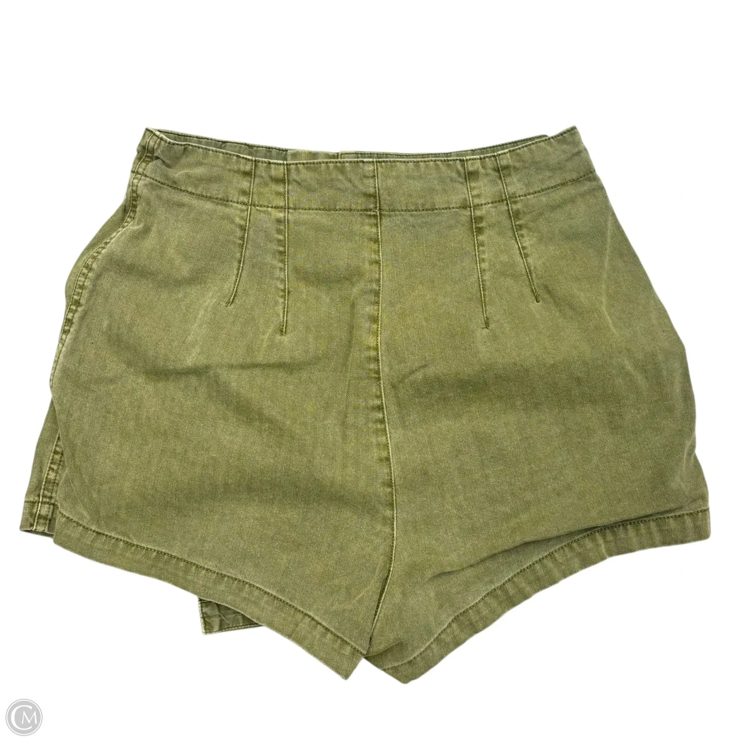 Skort By Free People In Green Denim, Size: 6