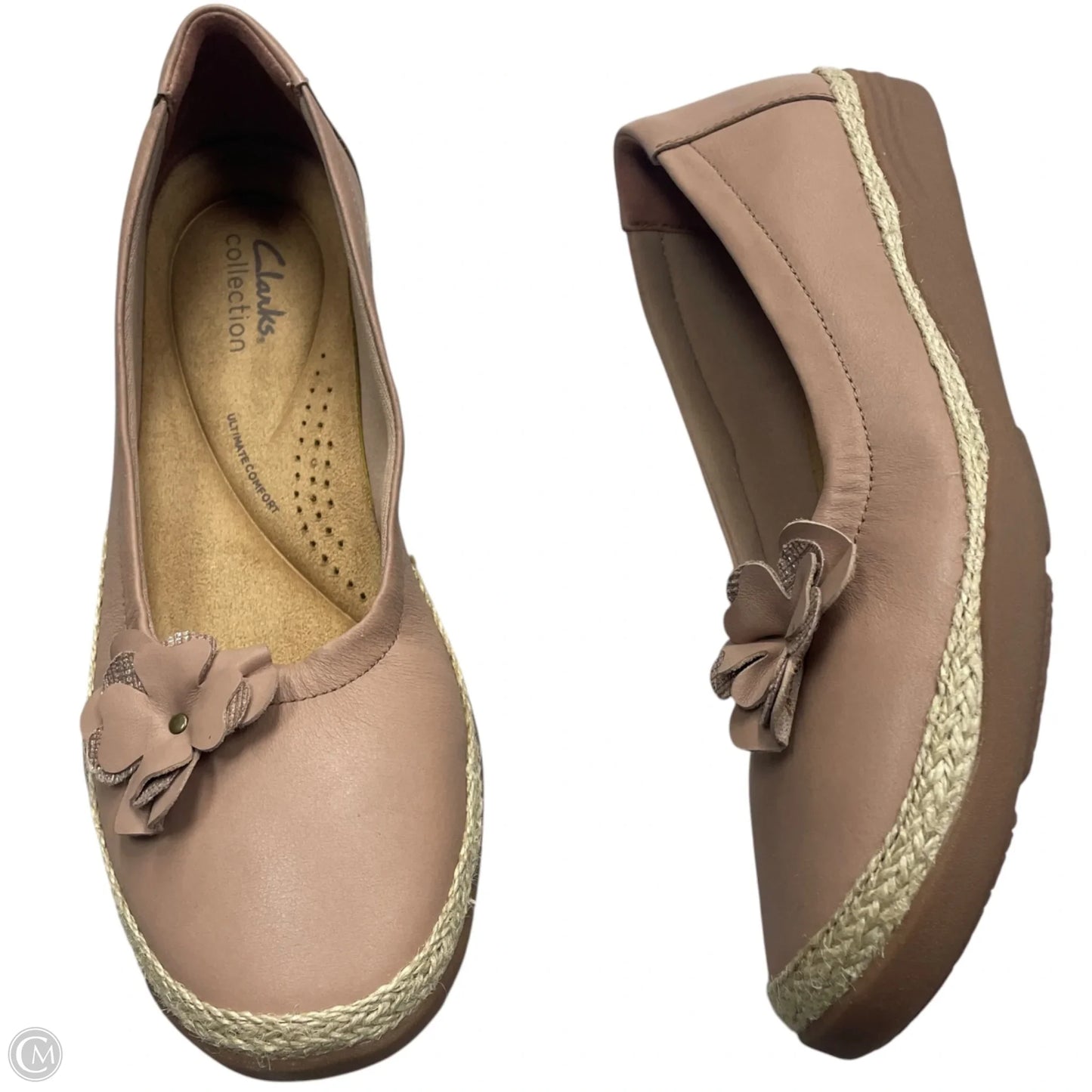 Shoes Flats By Clarks In Pink, Size: 9.5