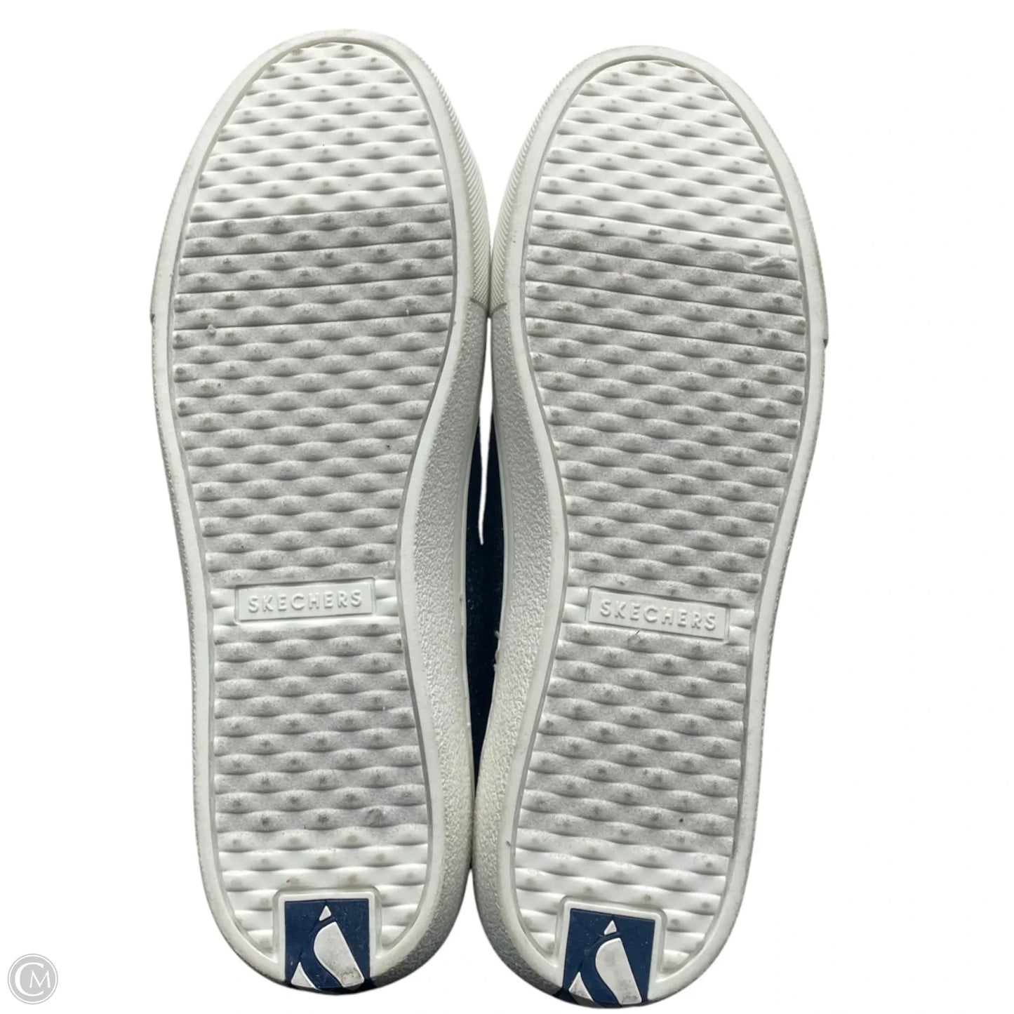 Shoes Sneakers By Skechers In Blue & Silver, Size: 9.5