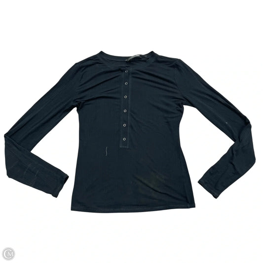 Top Long Sleeve By Anthropologie In Black, Size: Xxs
