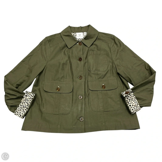 Jacket Utility By Rafaella In Green, Size: Lp