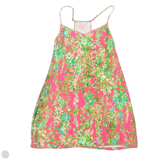 Dress Designer By Lilly Pulitzer In Green & Pink, Size: Xl