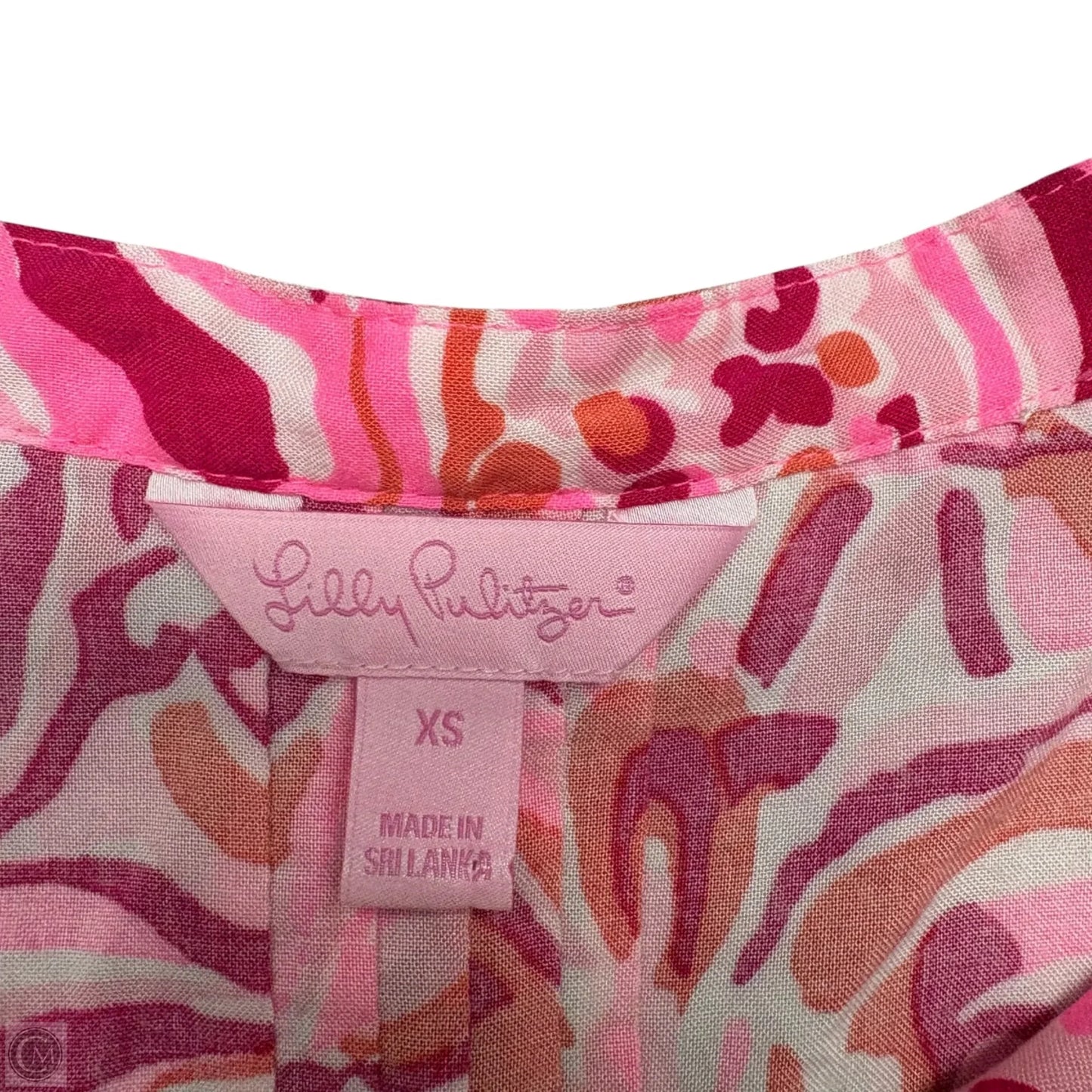 Dress Designer By Lilly Pulitzer In Blue & Orange, Size: Xs
