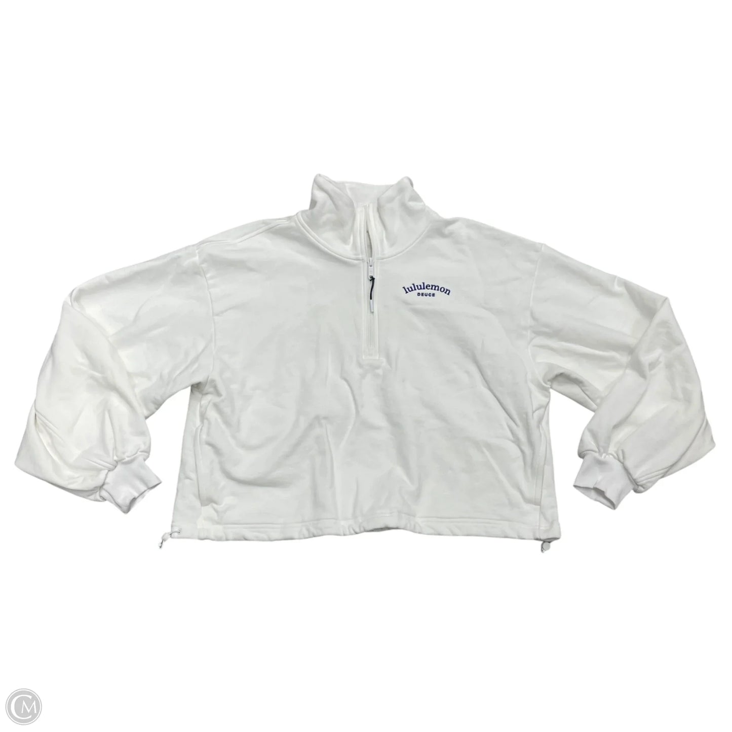 Athletic Sweatshirt Crewneck By Lululemon In White, Size: Xl