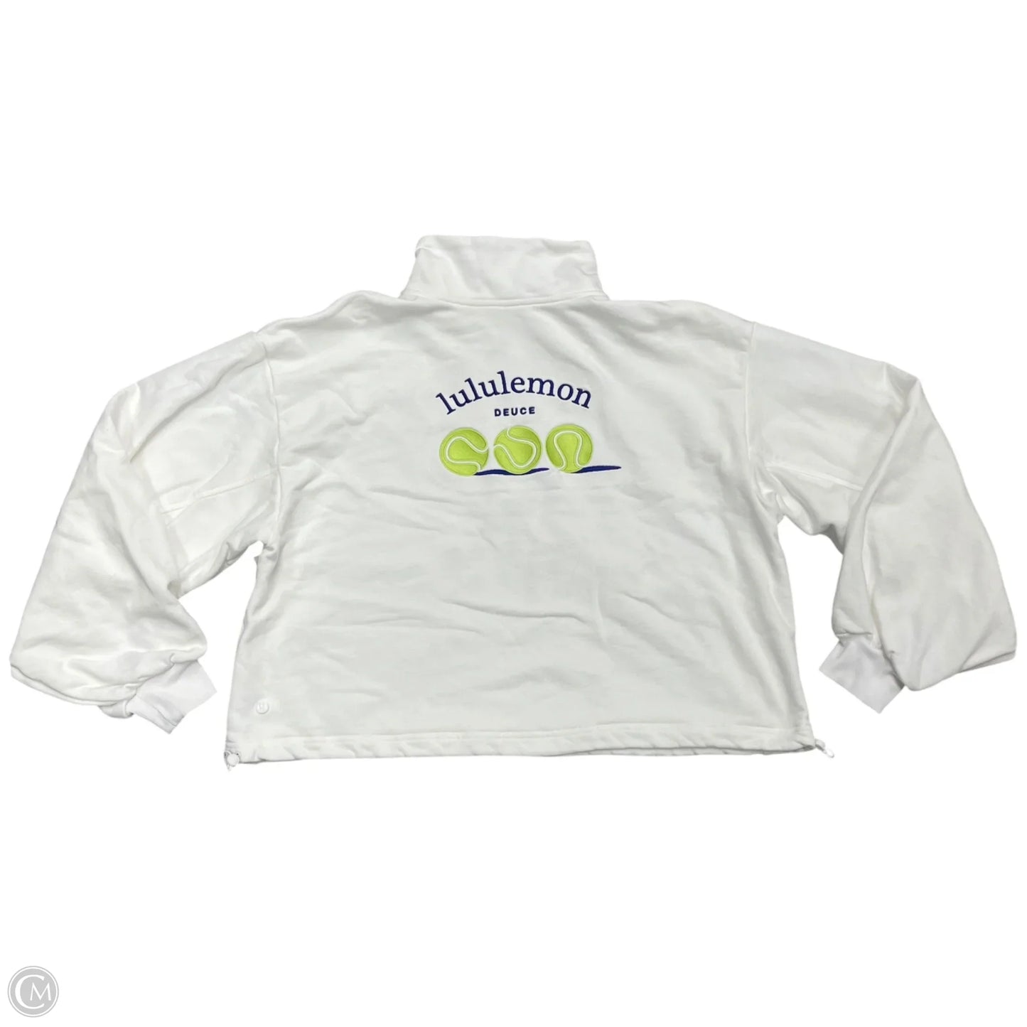 Athletic Sweatshirt Crewneck By Lululemon In White, Size: Xl