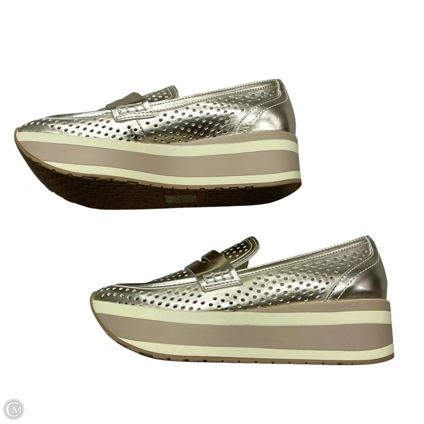 Shoes Heels Platform By Dolce Vita In Gold, Size: 7