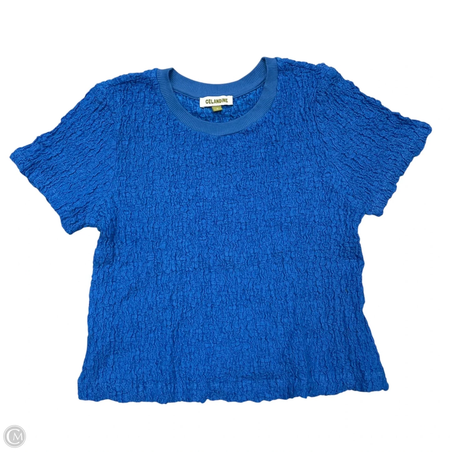 Top Short Sleeve By Clothes Mentor In Blue, Size: S
