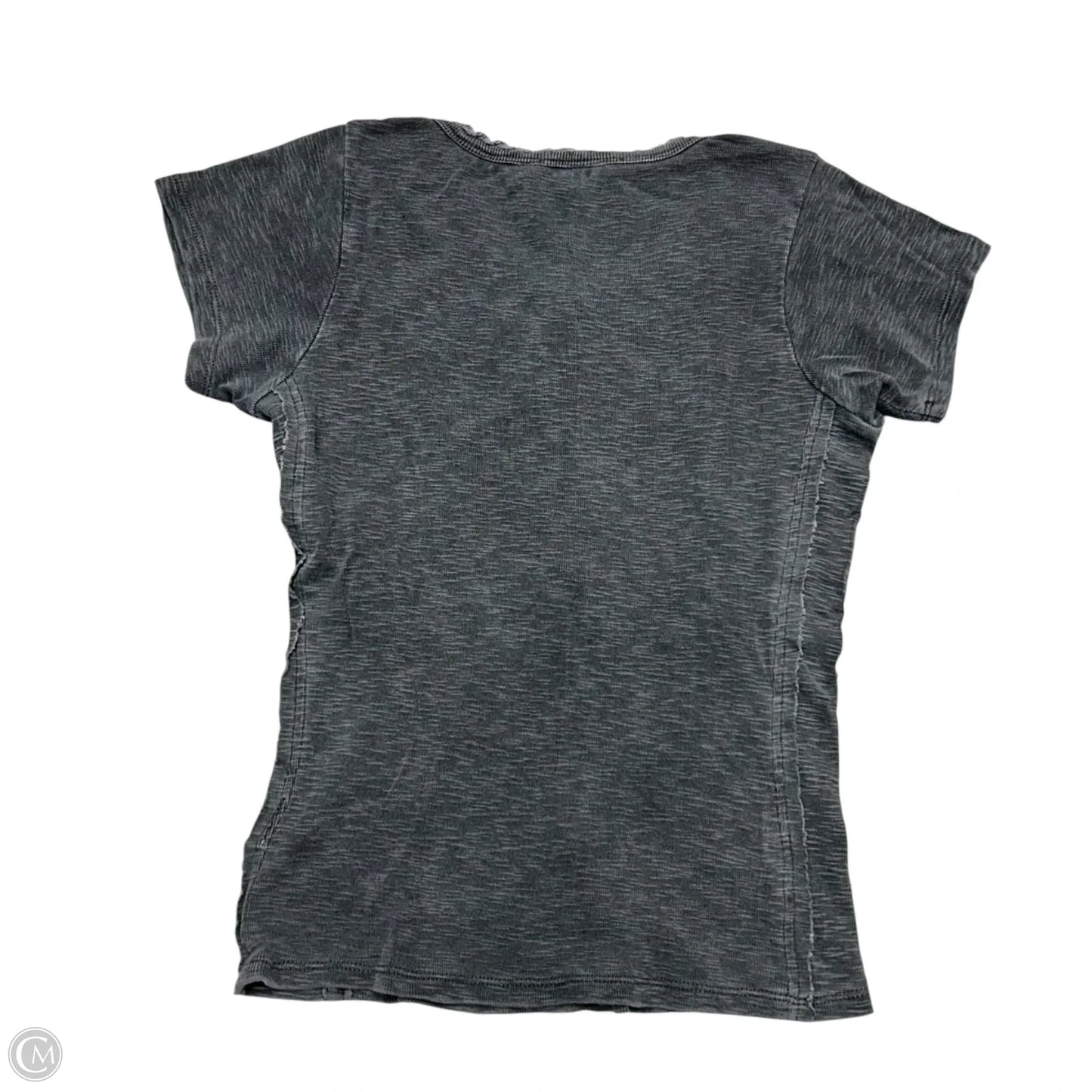 Top Short Sleeve By Lucky Brand In Grey, Size: S
