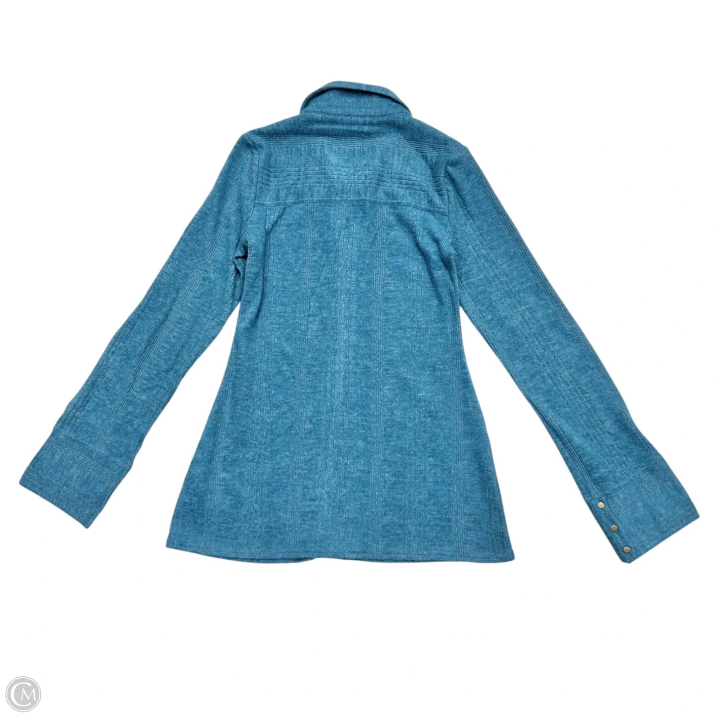 Top Long Sleeve By Pilcro In Blue, Size: S