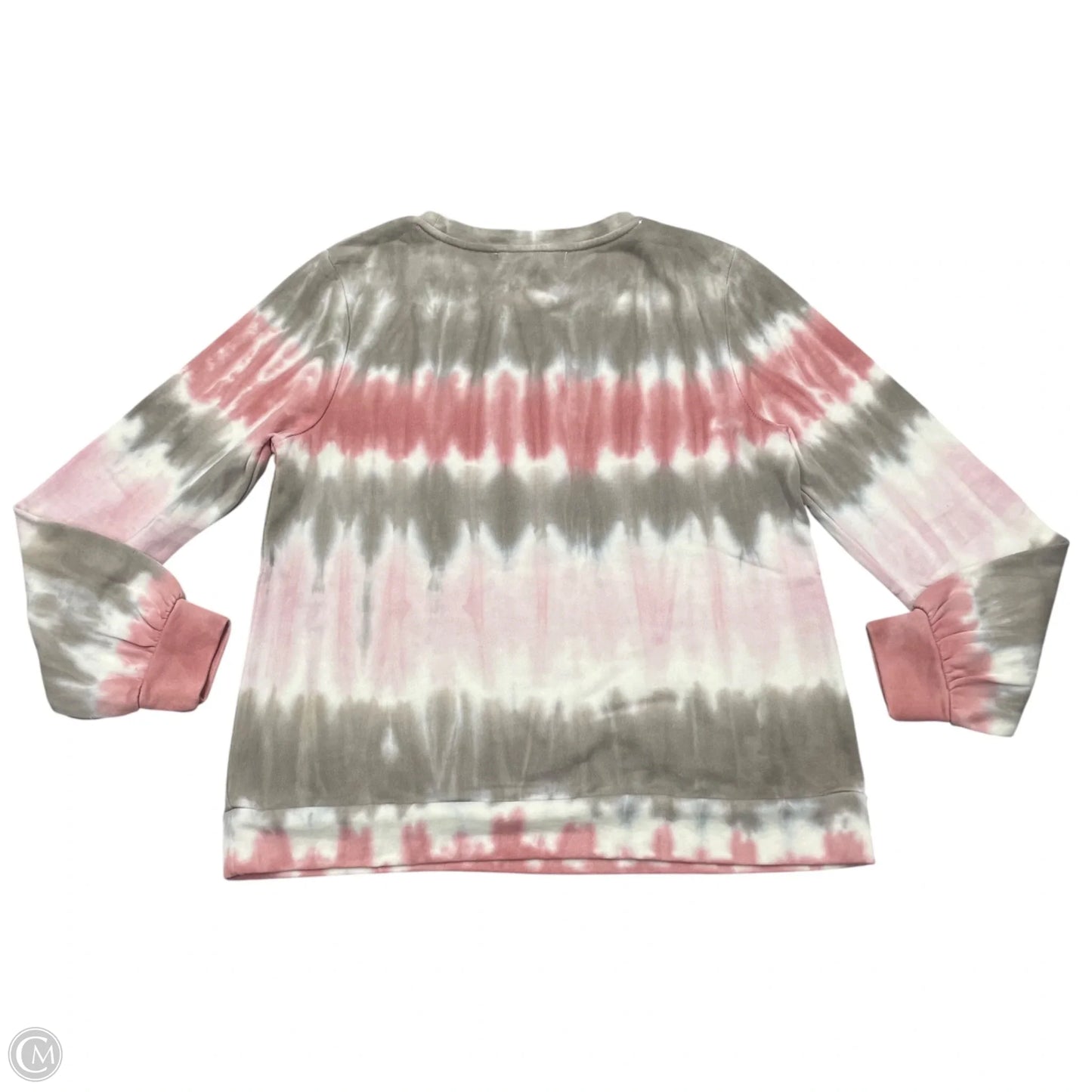 Sweatshirt Crewneck By Dolan Left Coast In Pink & Tan, Size: S