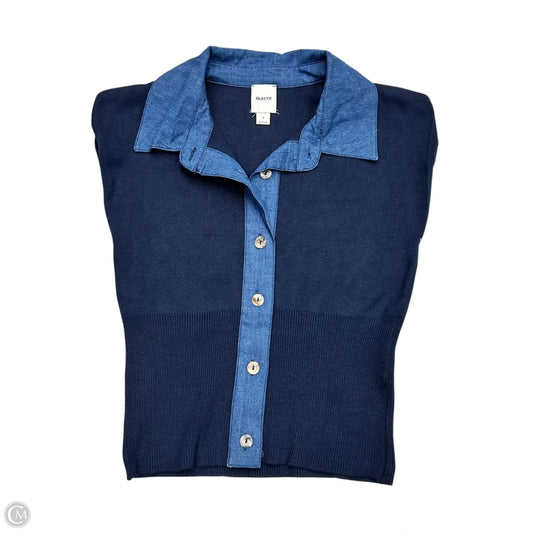 Top Short Sleeve By Maeve In Navy, Size: S