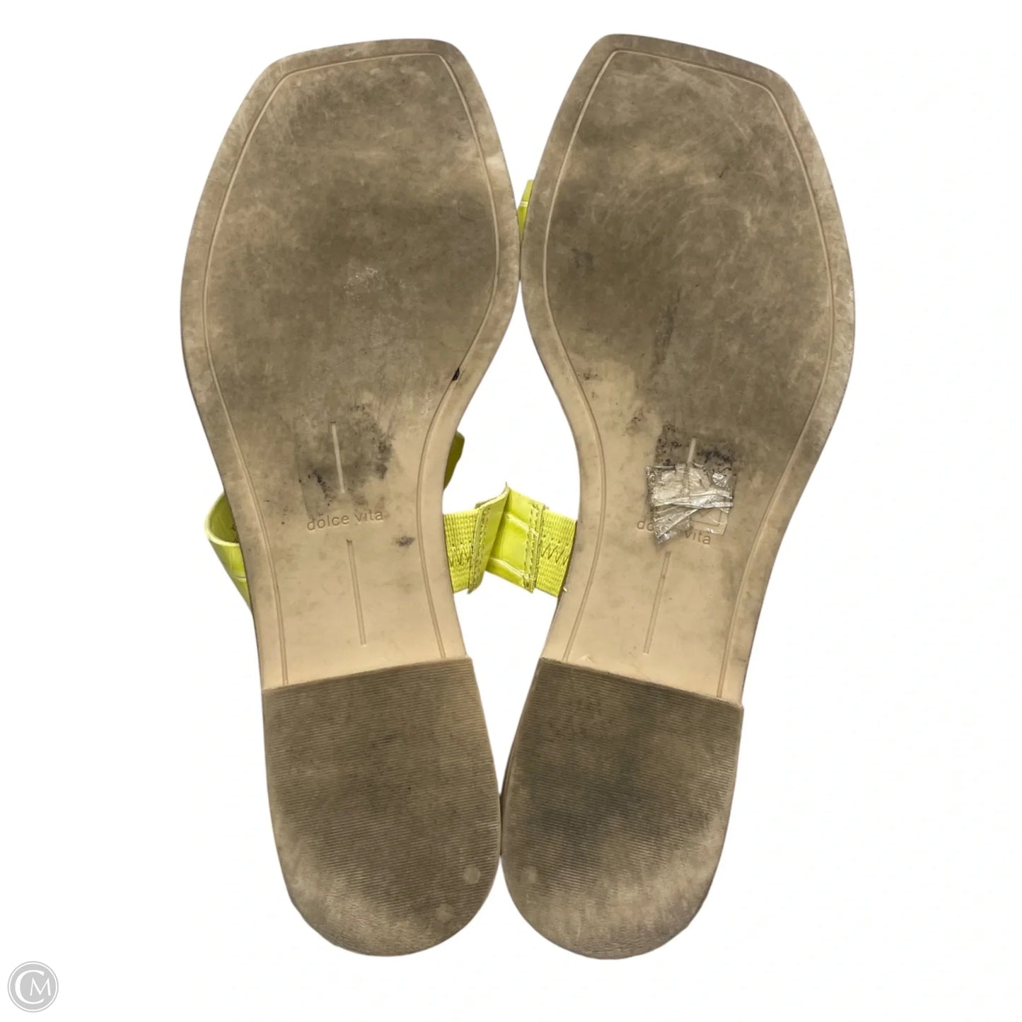 Sandals Flats By Dolce Vita In Yellow, Size: 10