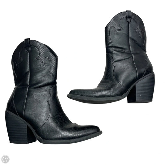 Boots Western By Mix No 6 In Black, Size: 8