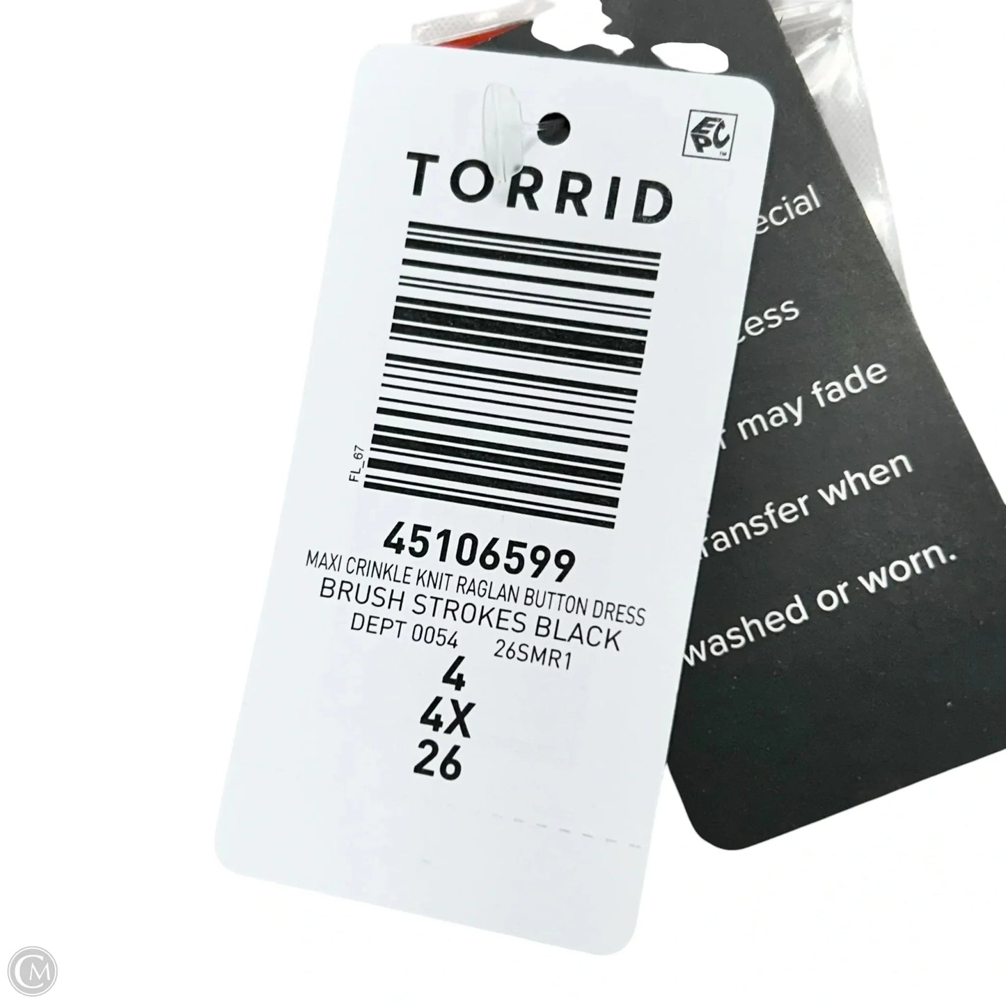 Dress Casual Maxi By Torrid In Black & White, Size: 4x