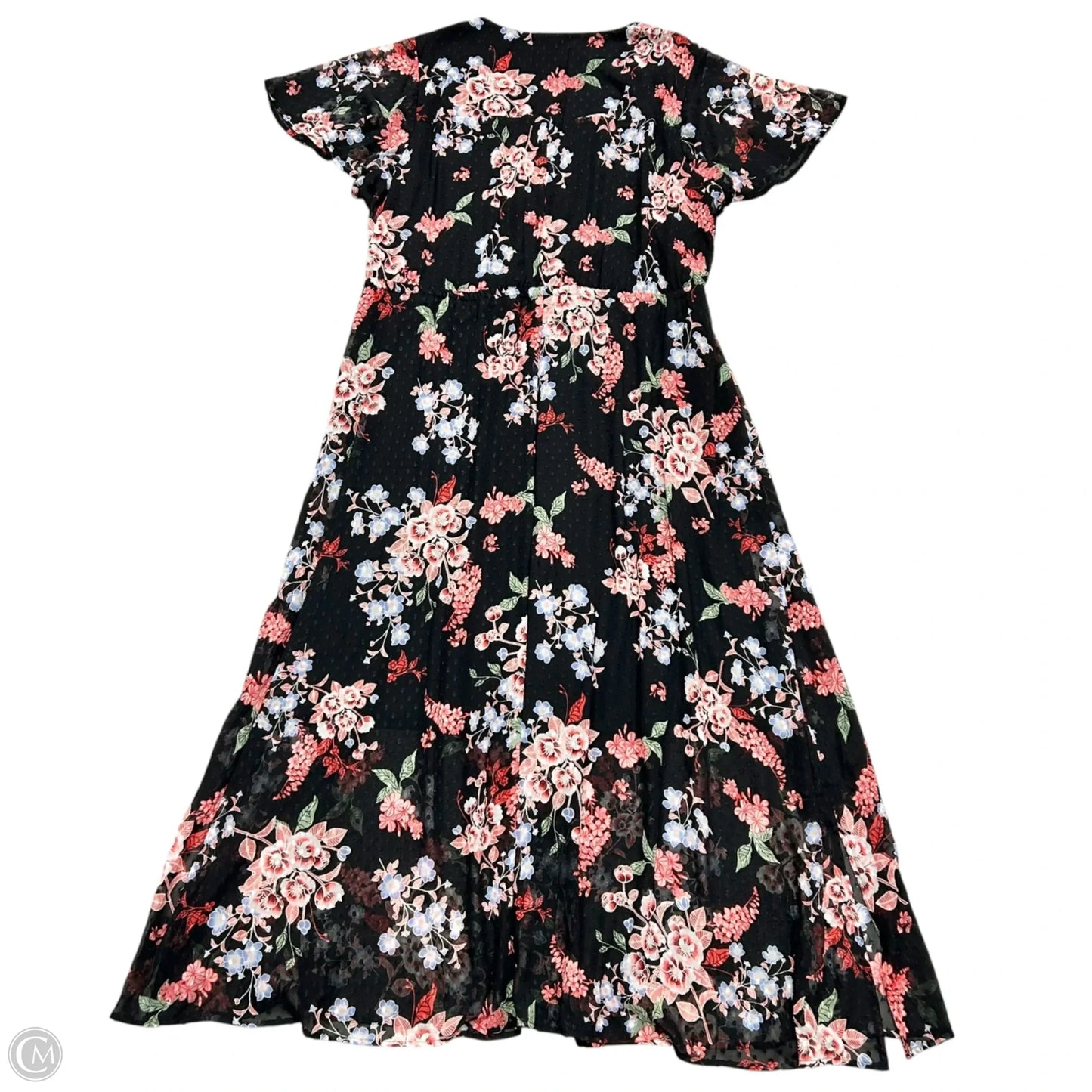 Dress Casual Maxi By Lane Bryant In Black & Red, Size: 3x