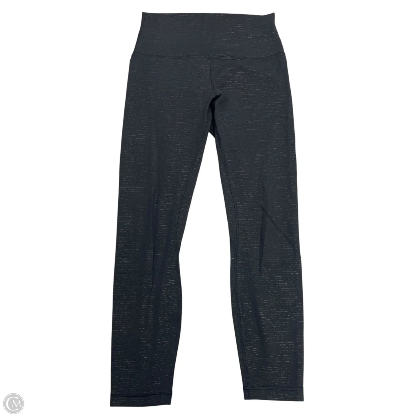 Athletic Leggings By Lululemon In Black & Grey, Size: S