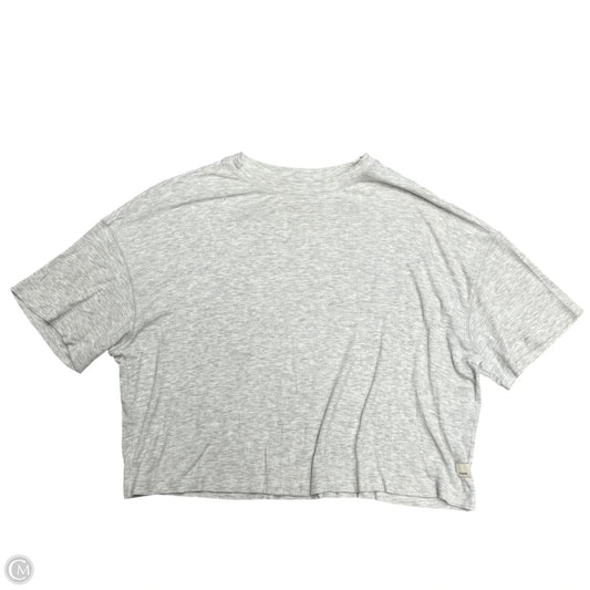 Athletic Top Short Sleeve By Vuori In Grey, Size: S