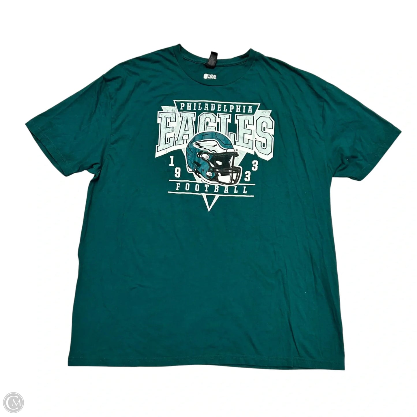 Athletic Top Short Sleeve By Gildan In Green, Size: 2x