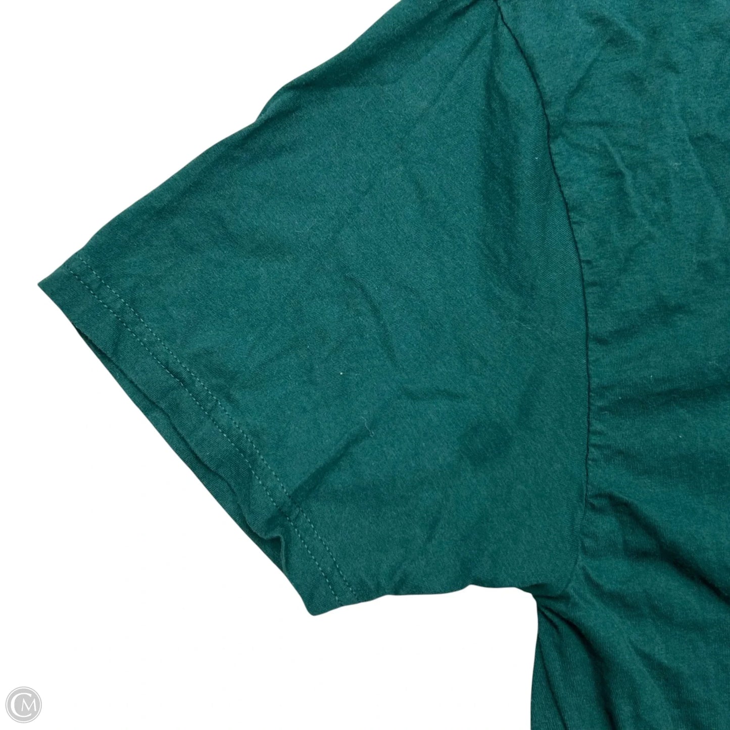 Athletic Top Short Sleeve By Gildan In Green, Size: 2x