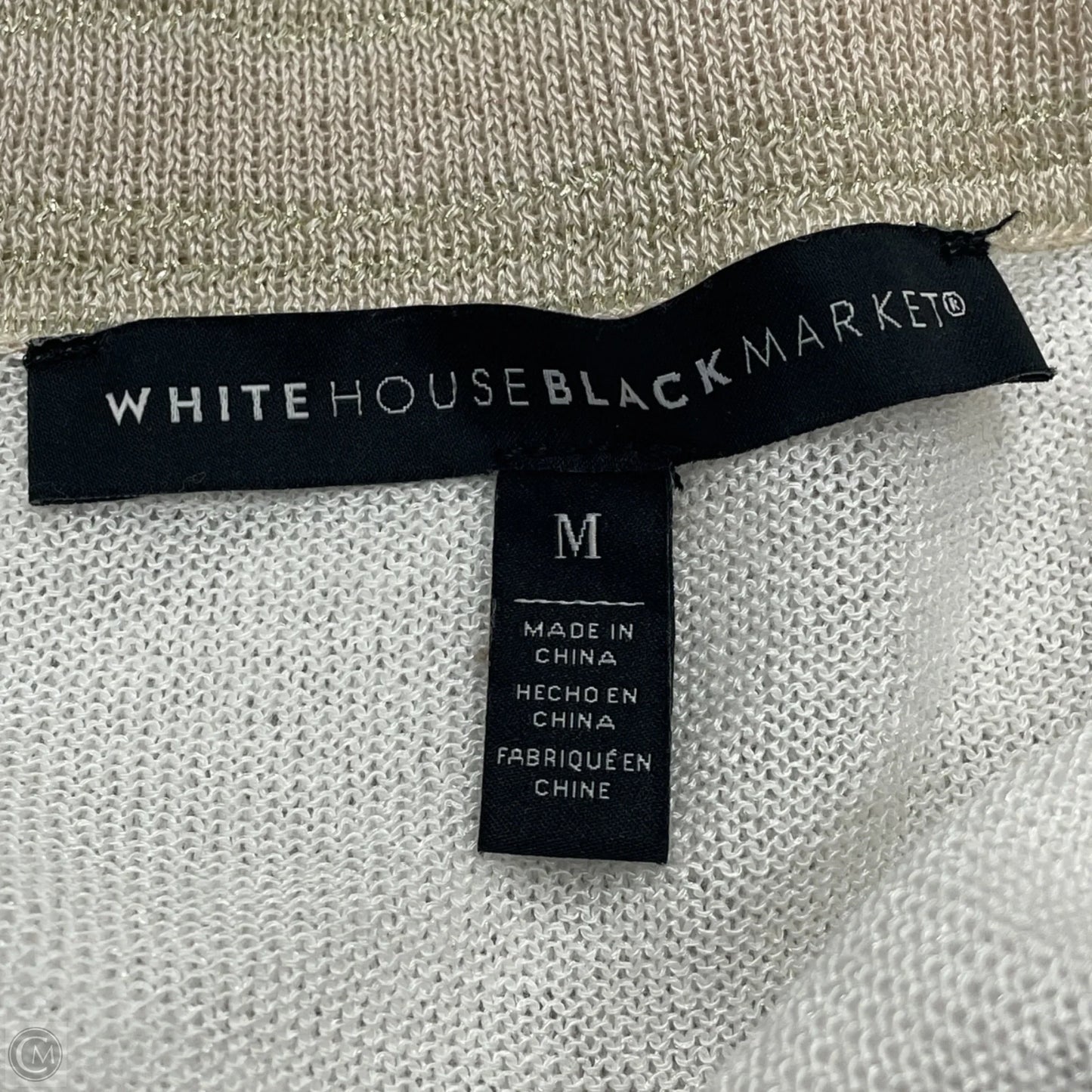 Cardigan By White House Black Market In Ivory, Size: M