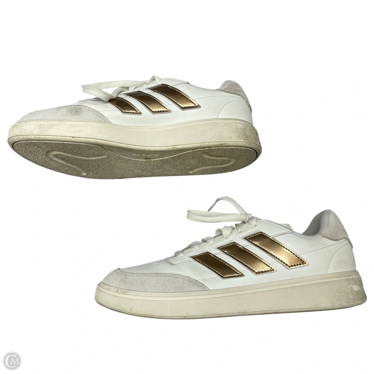 Shoes Athletic By Adidas In Ivory, Size: 9