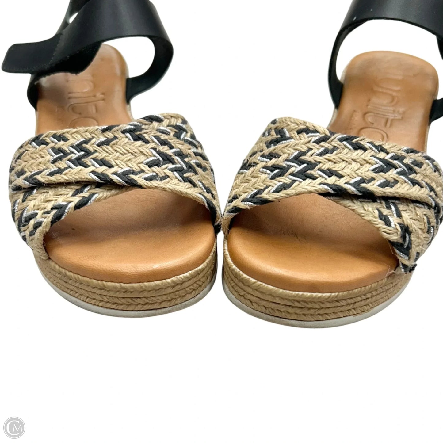 Sandals Heels Platform By Lunita In Black & Brown, Size: 5.5