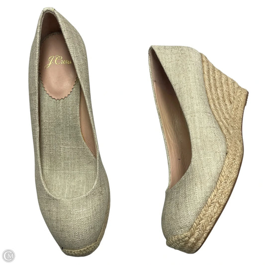 Shoes Heels Wedge By J. Crew In Tan, Size: 7.5