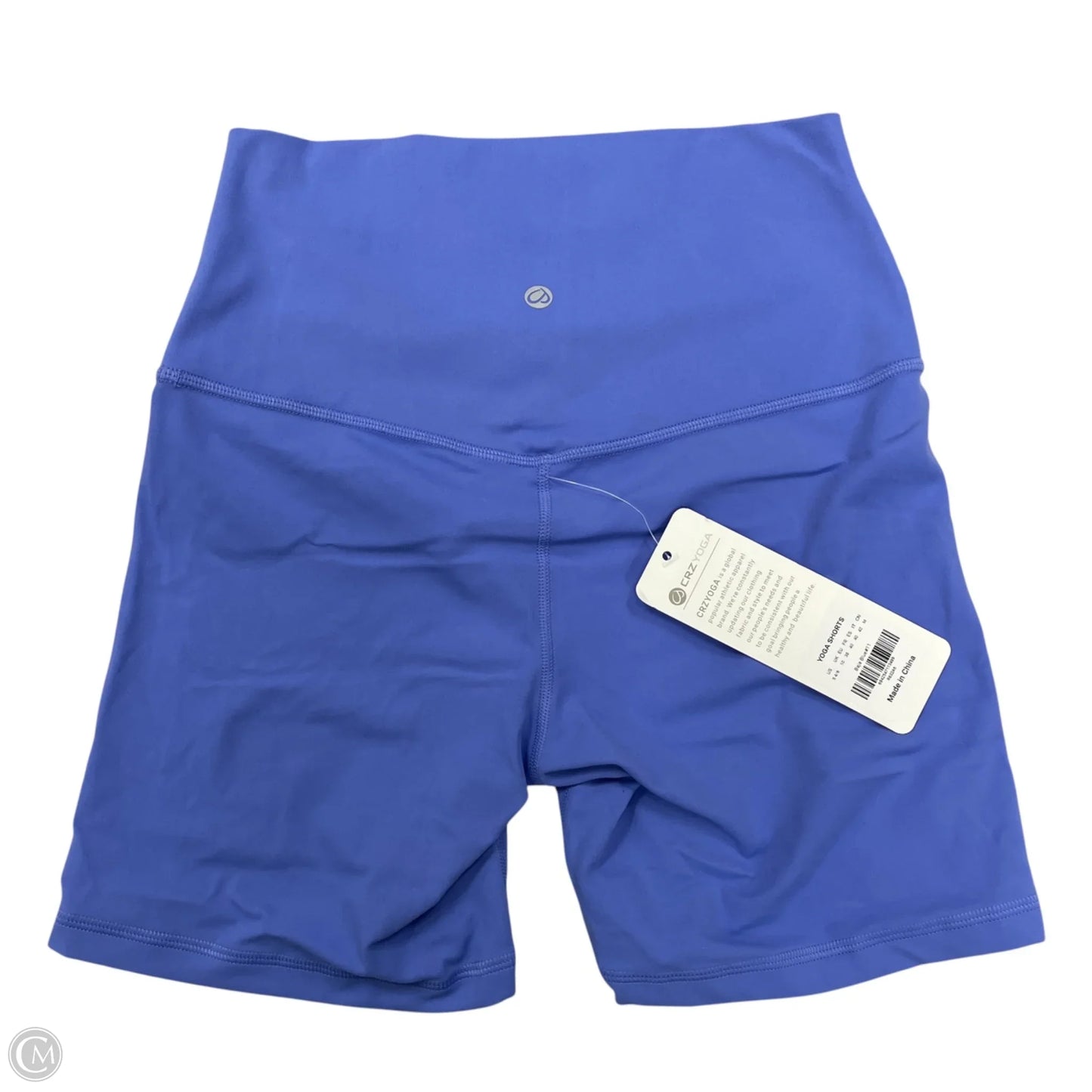 Athletic Shorts By Crz Yoga In Blue, Size: S