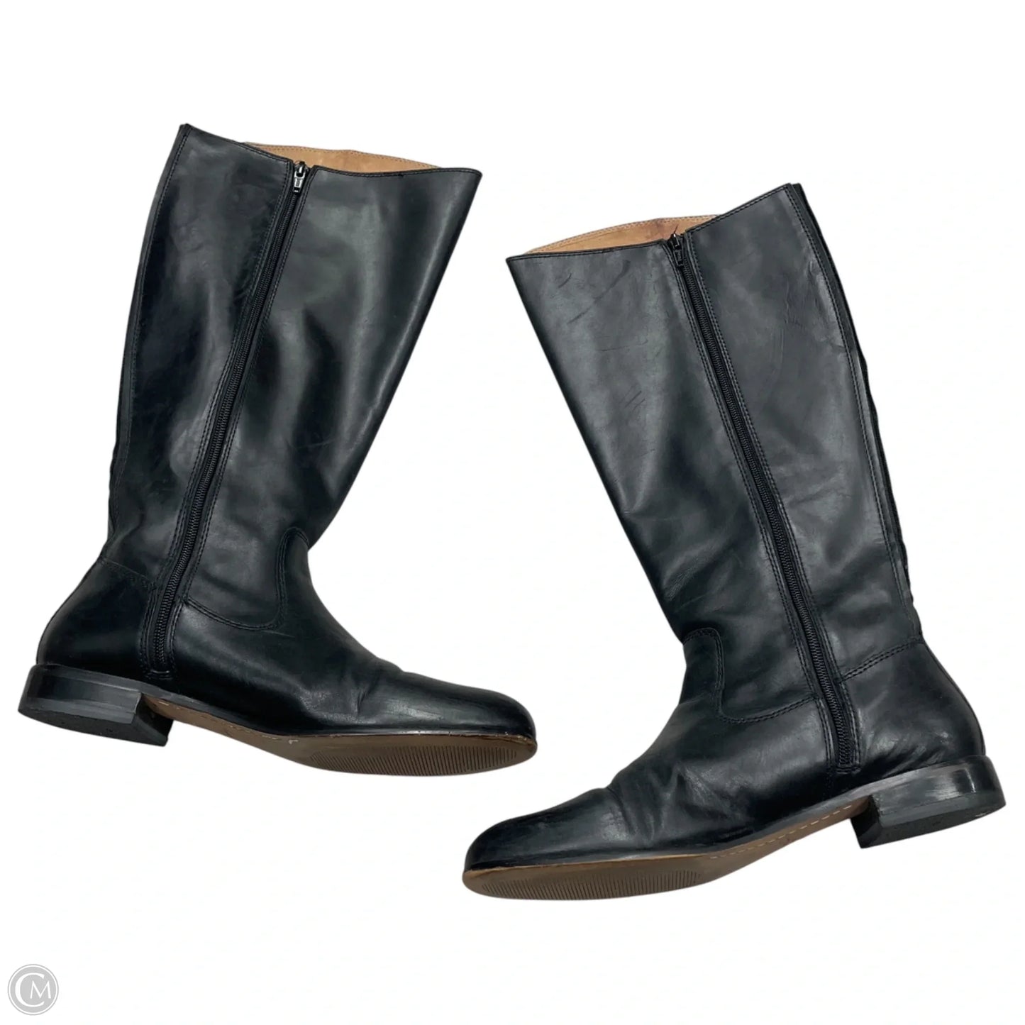Boots Leather By Kenneth Cole In Black, Size: 11