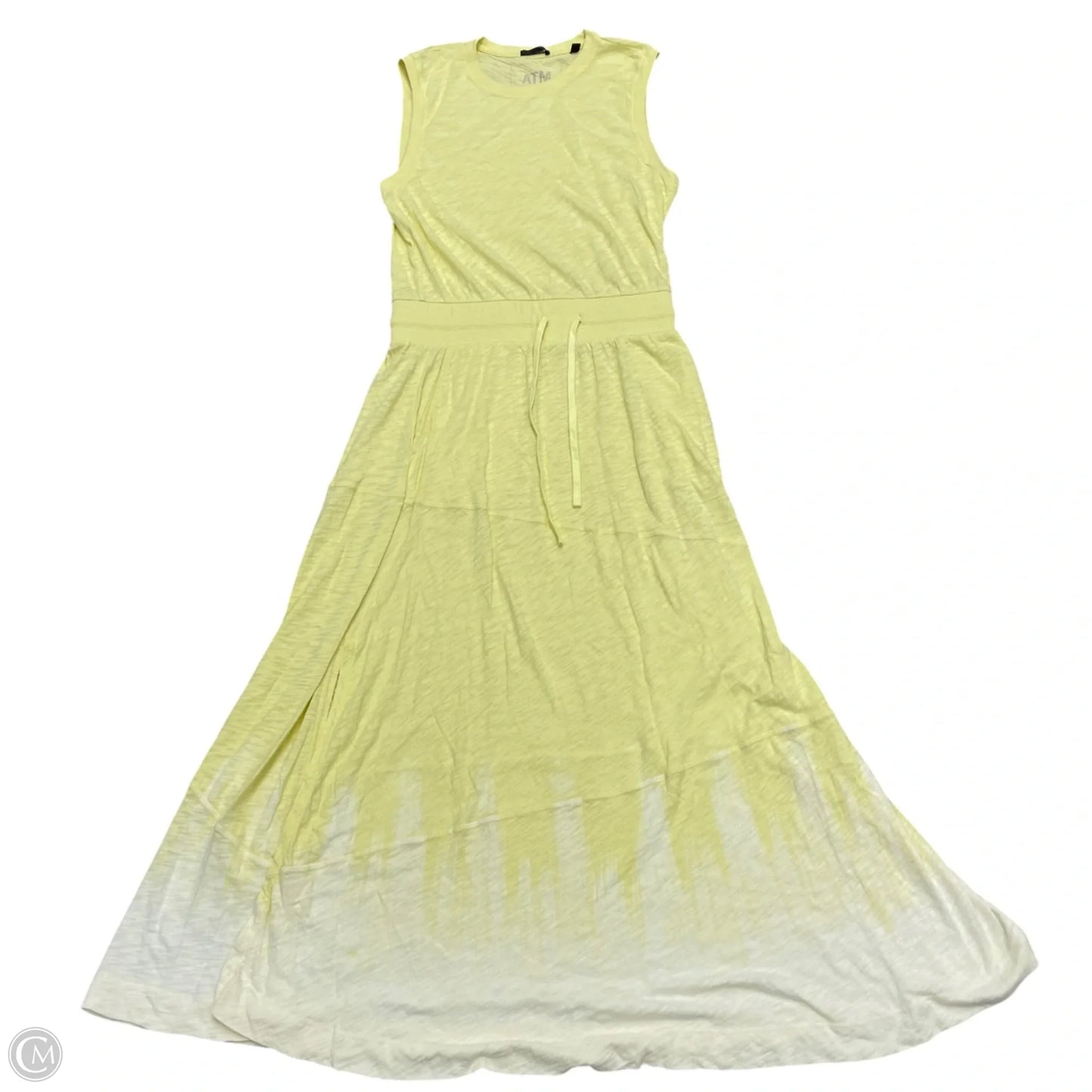 Dress Casual Maxi By Atm In Yellow, Size: M