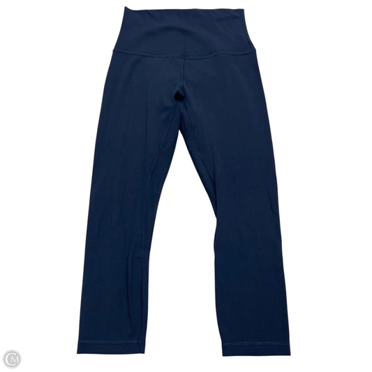 Athletic Leggings Capris By Lululemon In Navy, Size: S