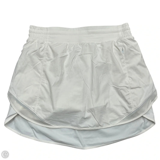 Athletic Skort By Lululemon In Yellow, Size: M