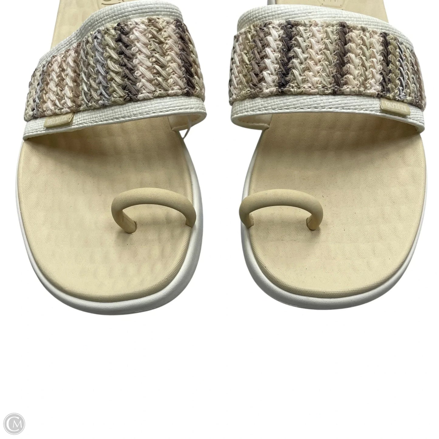 Sandals Flats By Hey Dude In Cream, Size: 10