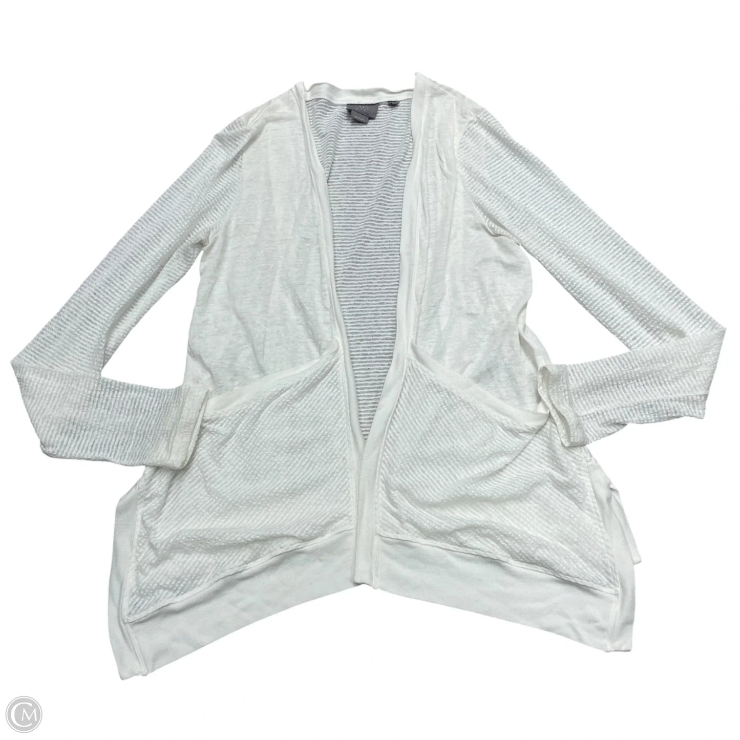 Cardigan By Anthropologie In White, Size: M