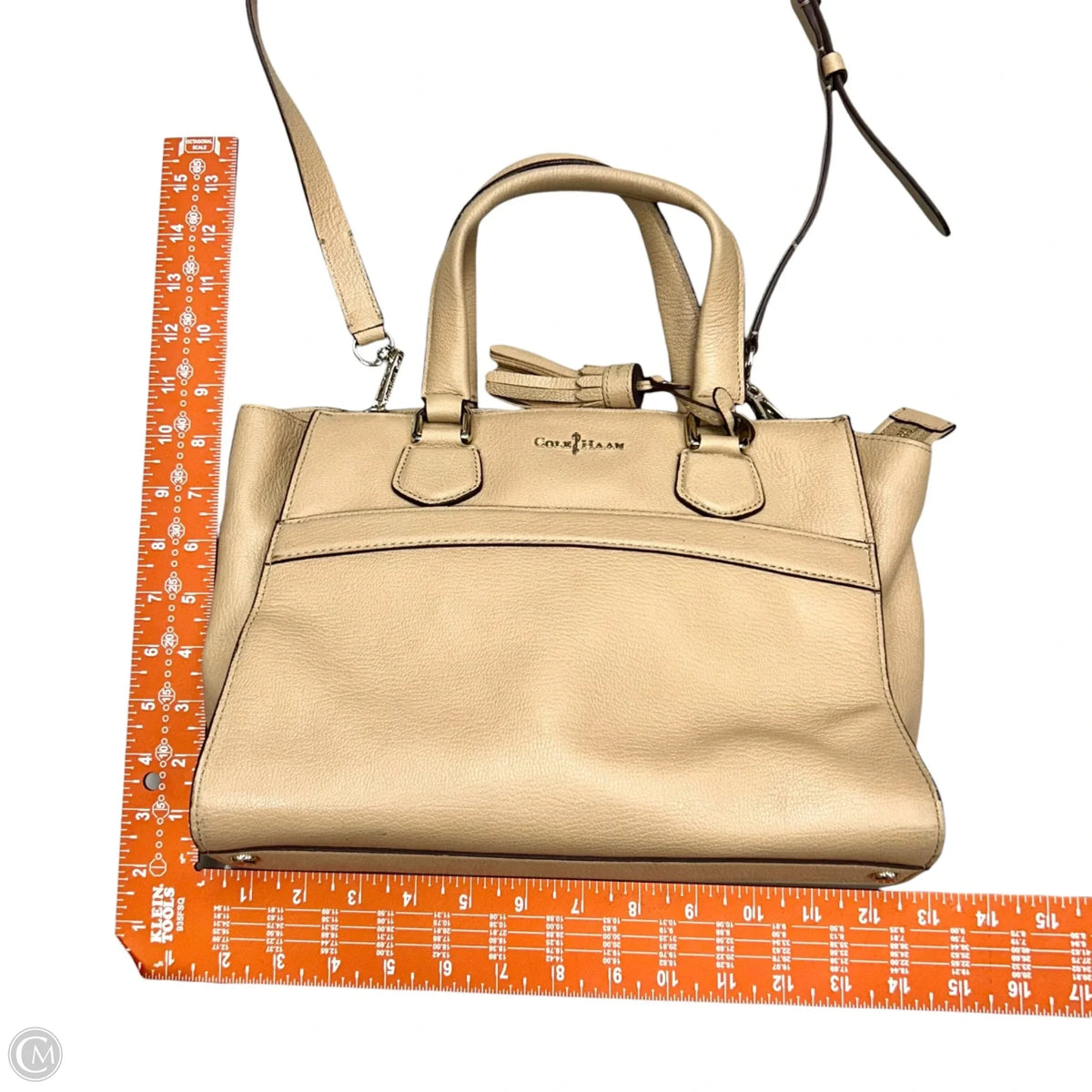 Handbag Leather By Cole-haan, Size: Medium