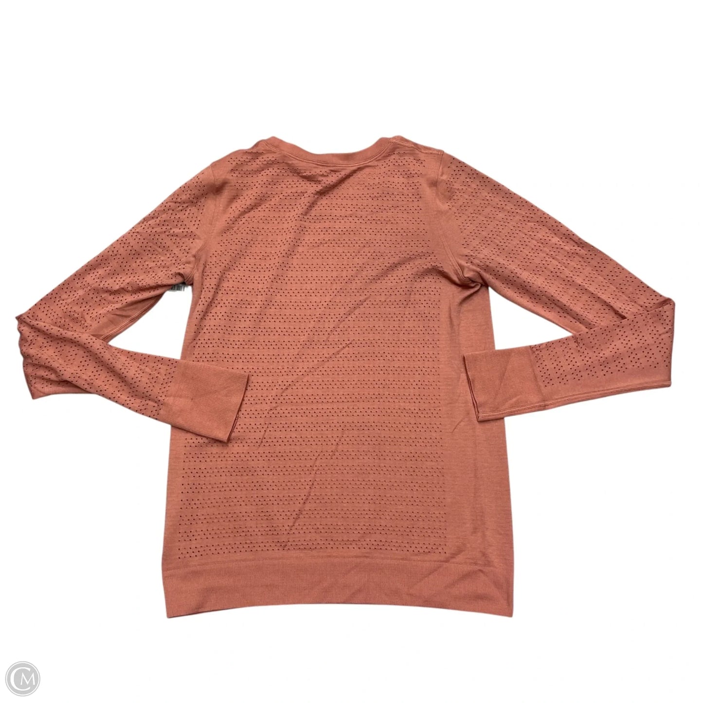 Athletic Top Long Sleeve Collar By Lululemon In Mauve, Size: S