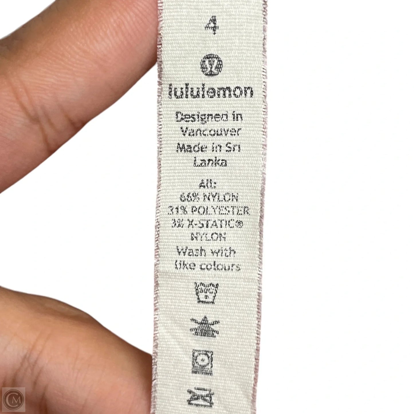 Athletic Top Long Sleeve Collar By Lululemon In Mauve, Size: S