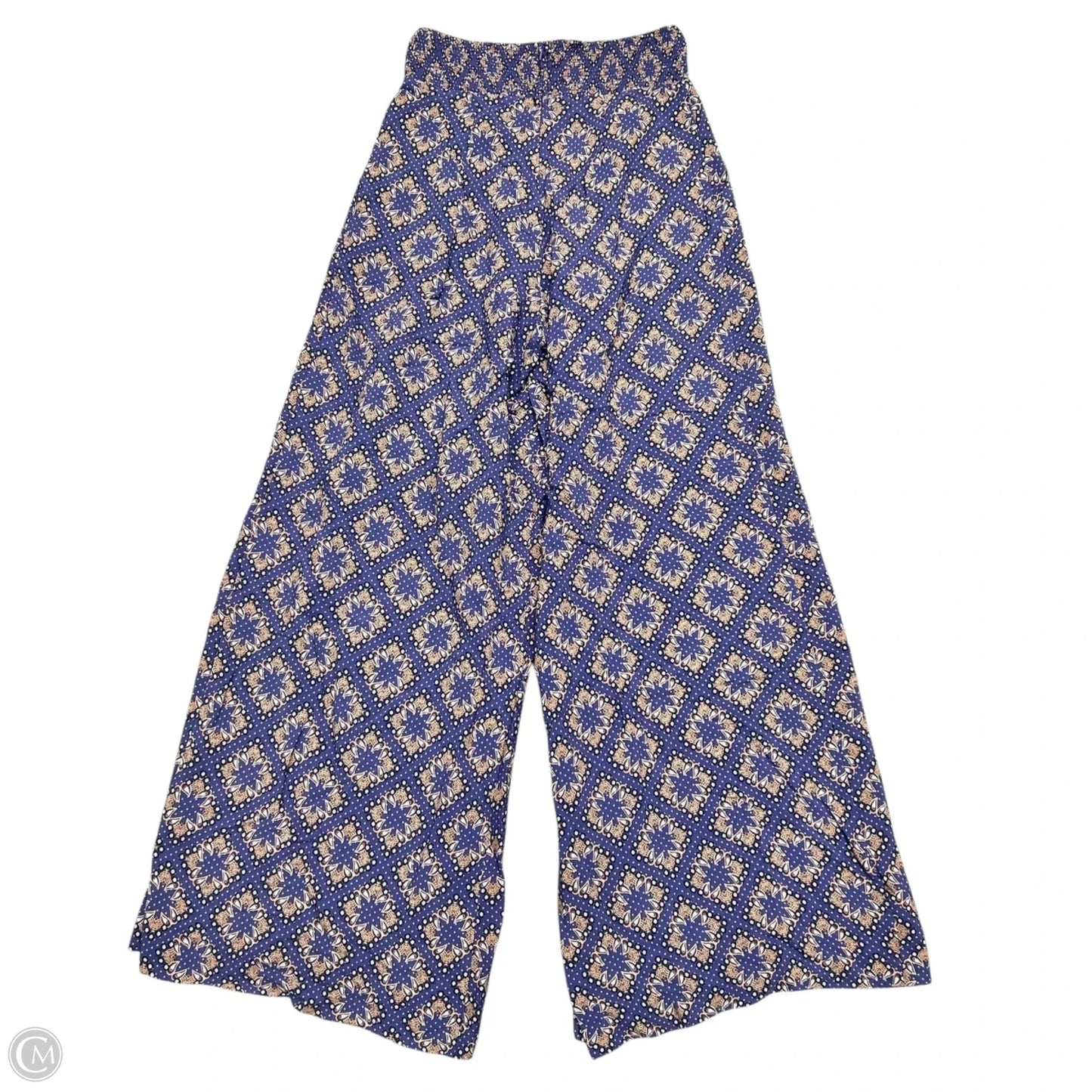 Pants Wide Leg By Maeve In Cream & Purple, Size: 0