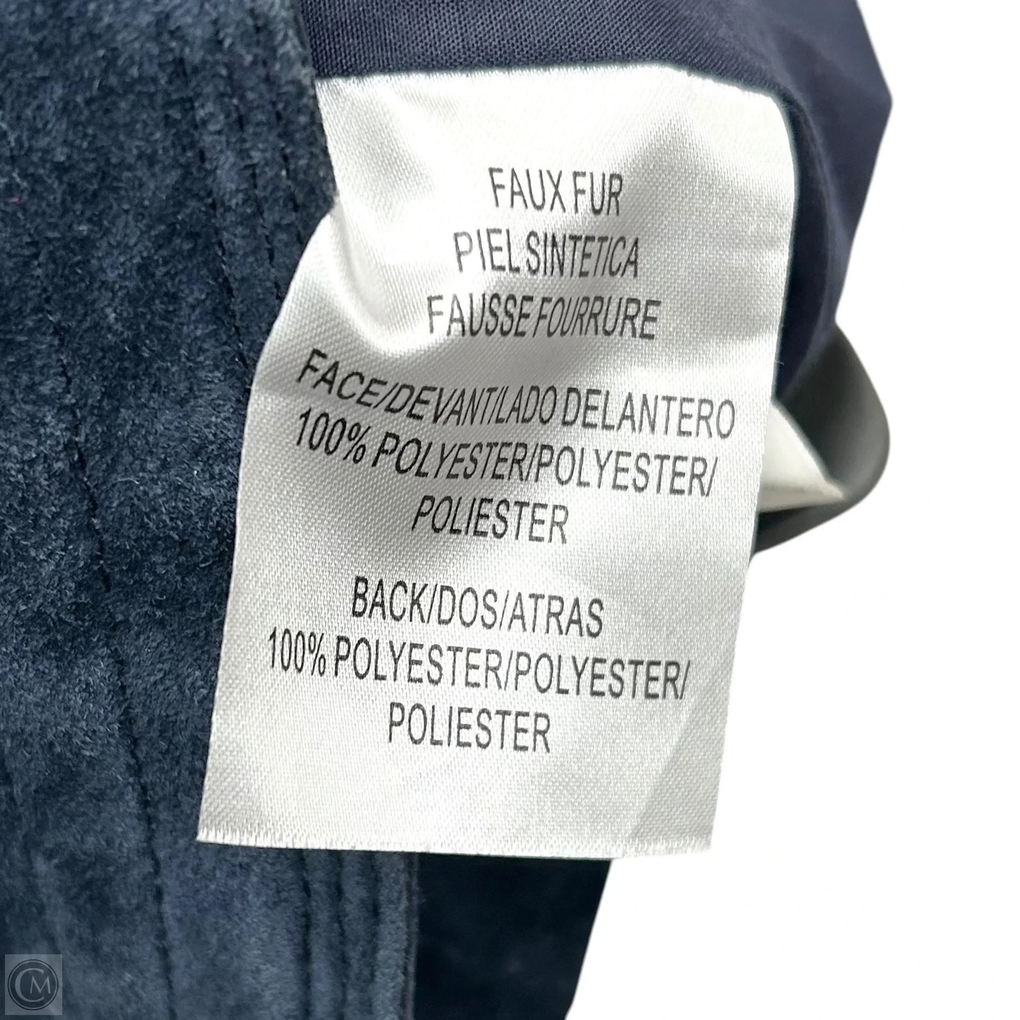 Jacket Moto By Lucky Brand In Blue, Size: S