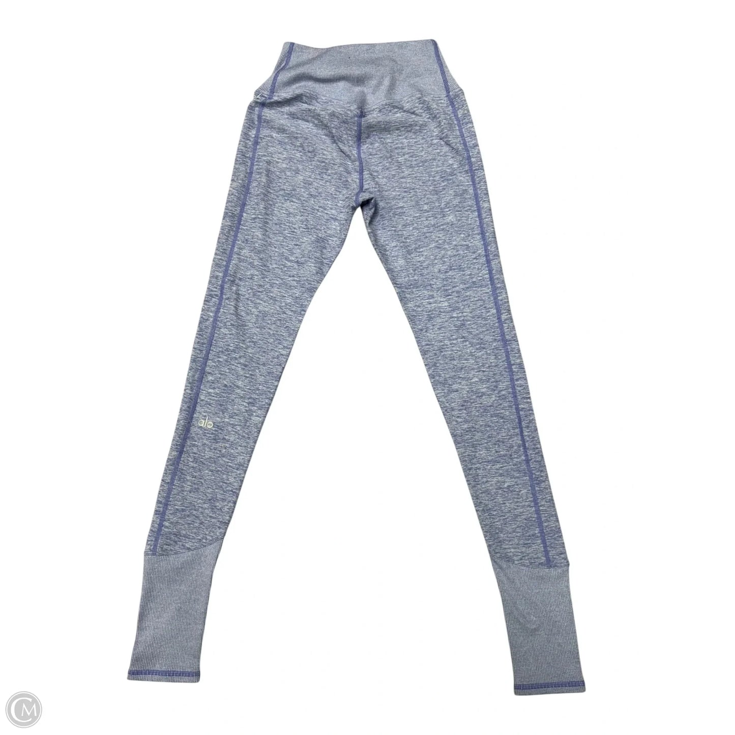 Athletic Leggings By Alo In Blue, Size: S