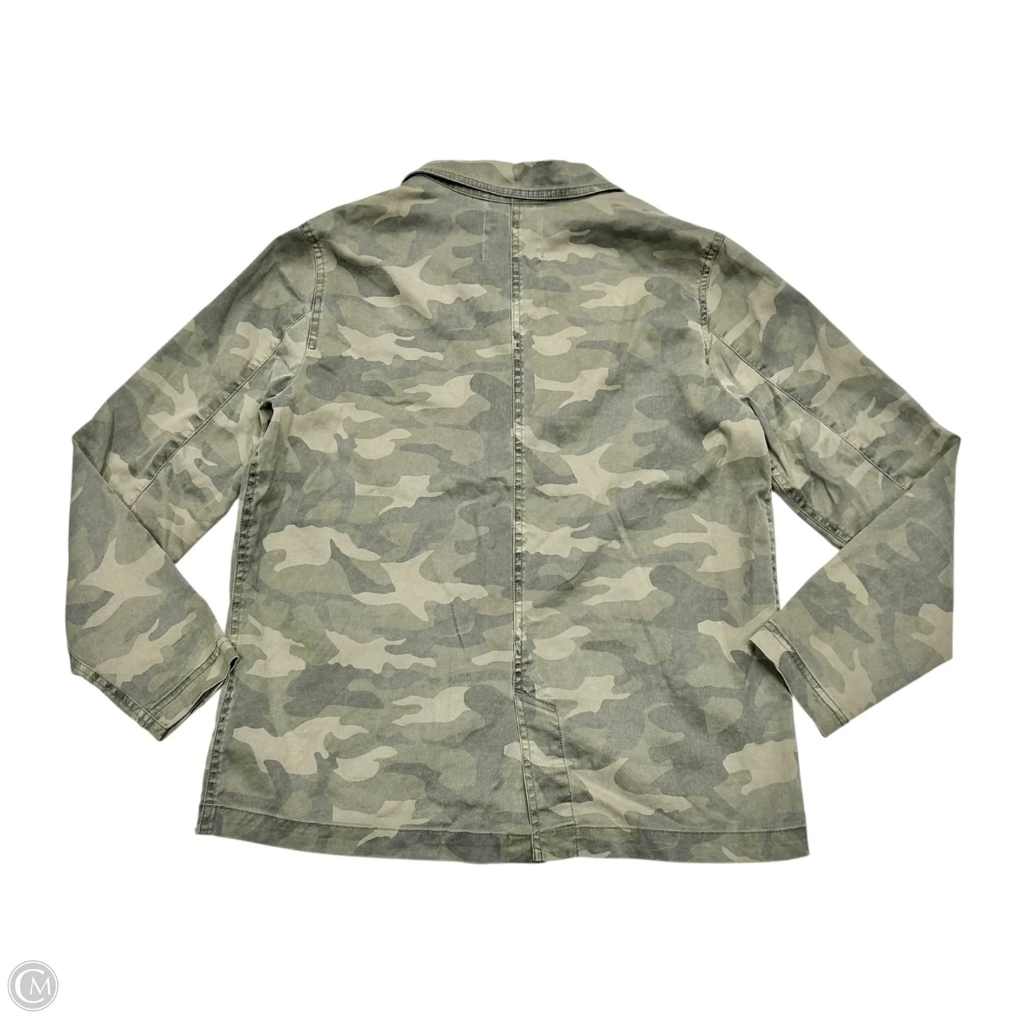 Jacket Utility By Lucky Brand In Camouflage Print, Size: M