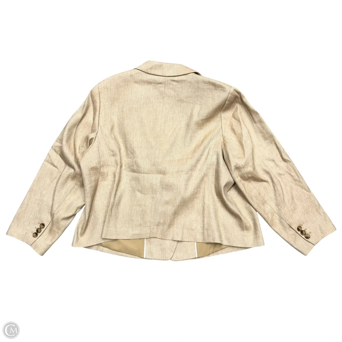 Blazer By Talbots In Tan, Size: 3Xp