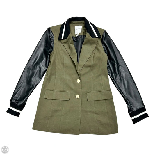 Blazer By Avec Les Filles In Black & Green, Size: Xs