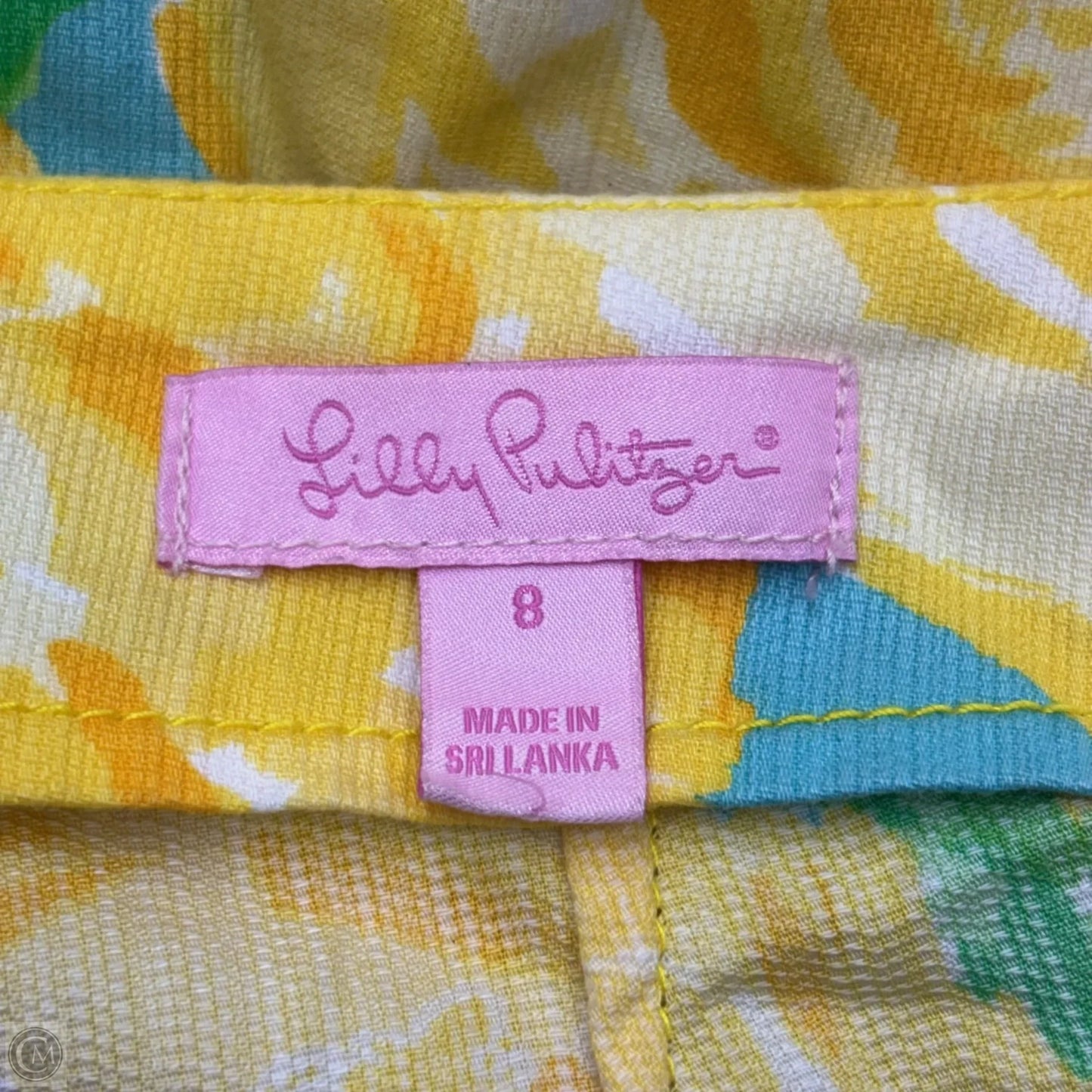 Shorts Designer By Lilly Pulitzer In Yellow, Size: 8