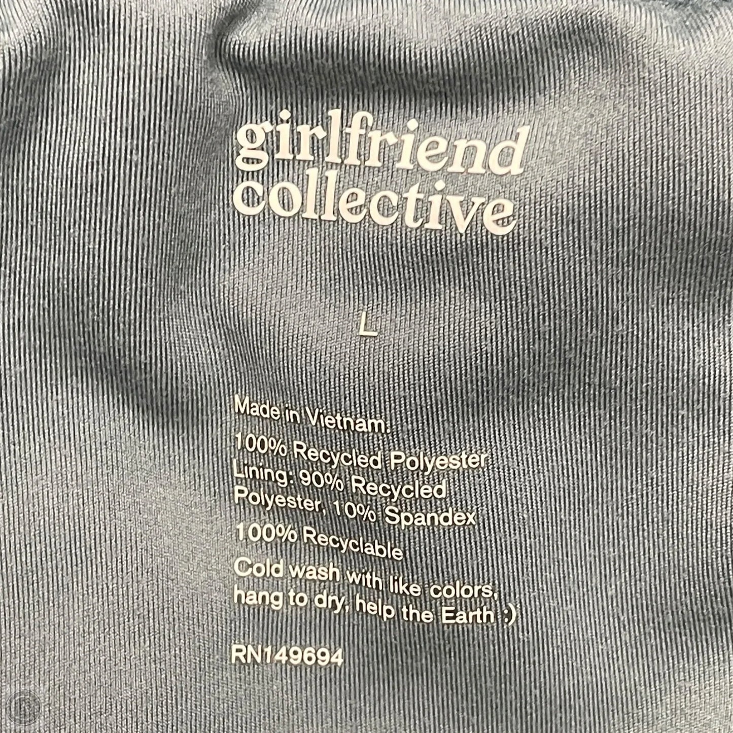 Athletic Shorts By Girlfriend Collective In Blue, Size: L