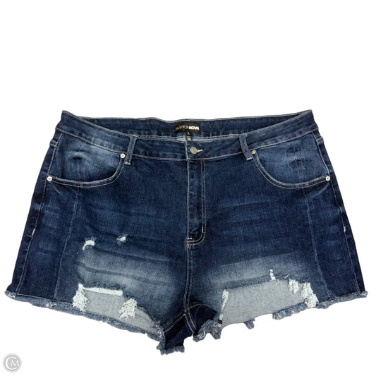 Shorts By Fashion Nova In Blue Denim, Size: 22