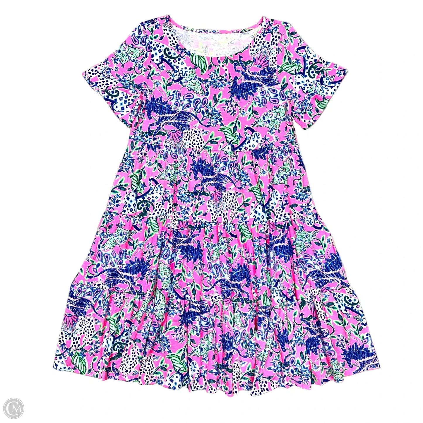 Dress Designer By Lilly Pulitzer In Pink Blue, Size: S