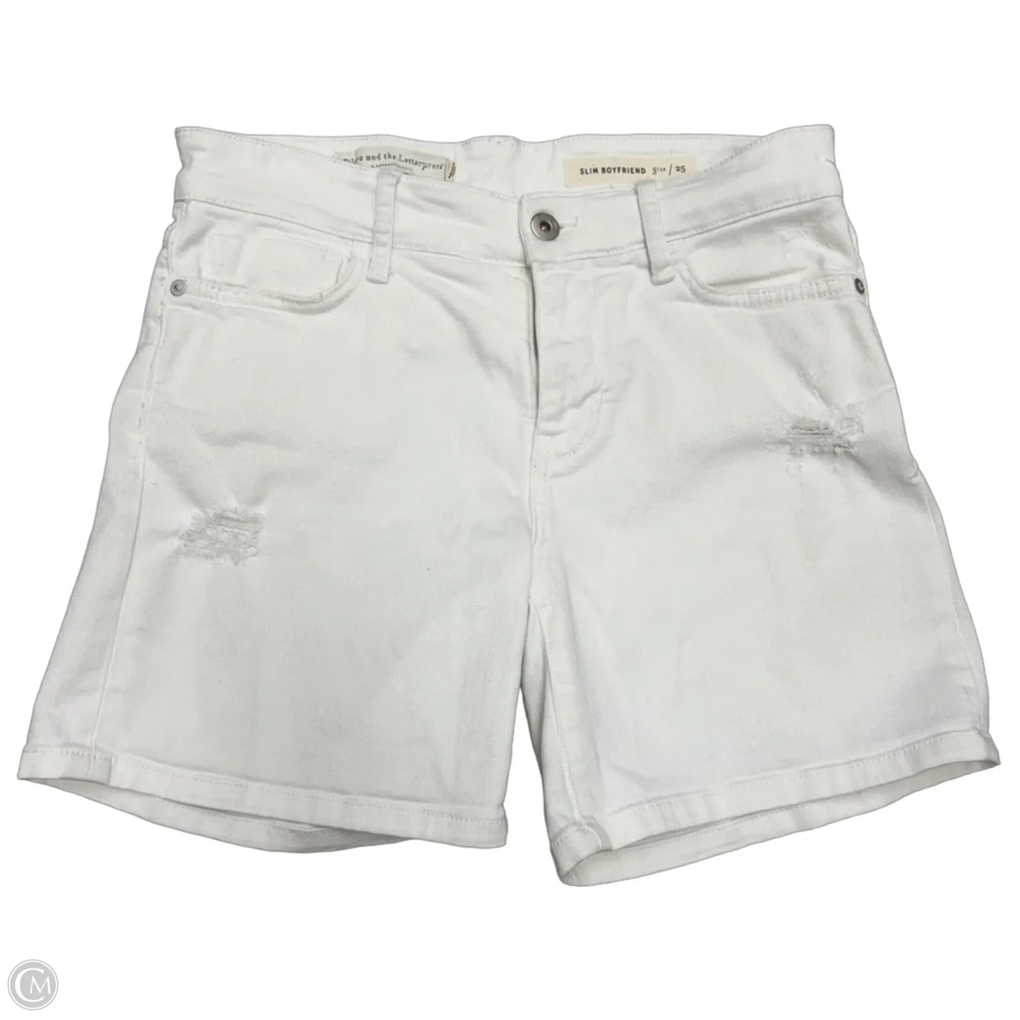 Shorts By Pilcro In White Denim, Size: 2