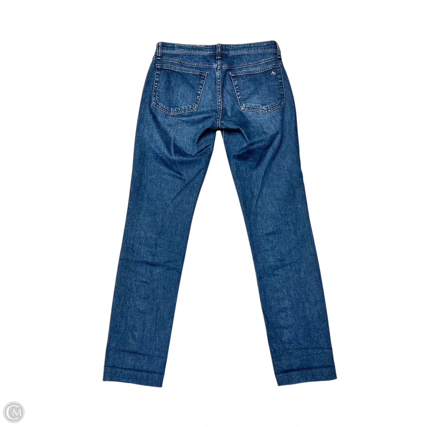 Jeans Skinny By Rag And Bone In Blue Denim, Size: 0