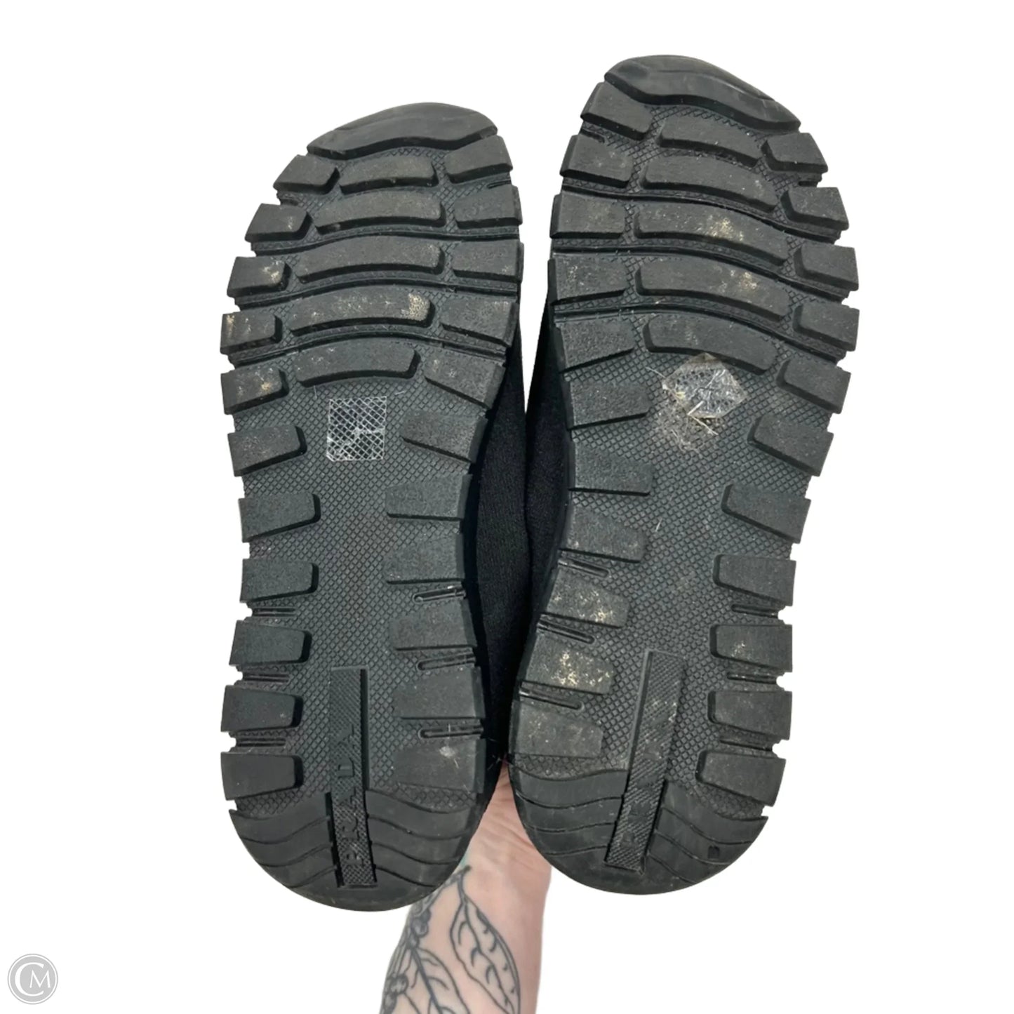 Shoes Luxury Designer By Prada In Black, Size: 7.5
